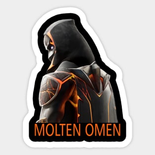 Molten Omen Sticker